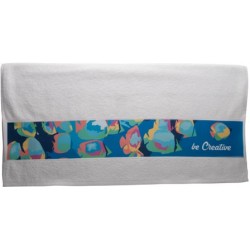 Ručník se sublimačním potiskem bílý