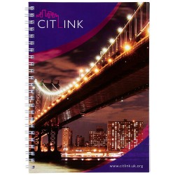 Poznámkový blok Desk-Mate wire-o A5