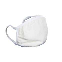 Bílá rouška z R-PET materiálu