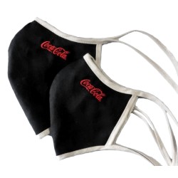 Jednobarevná bavlněná rouška