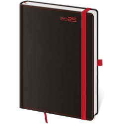 Diář denní A5 Double s poutkem na propisku