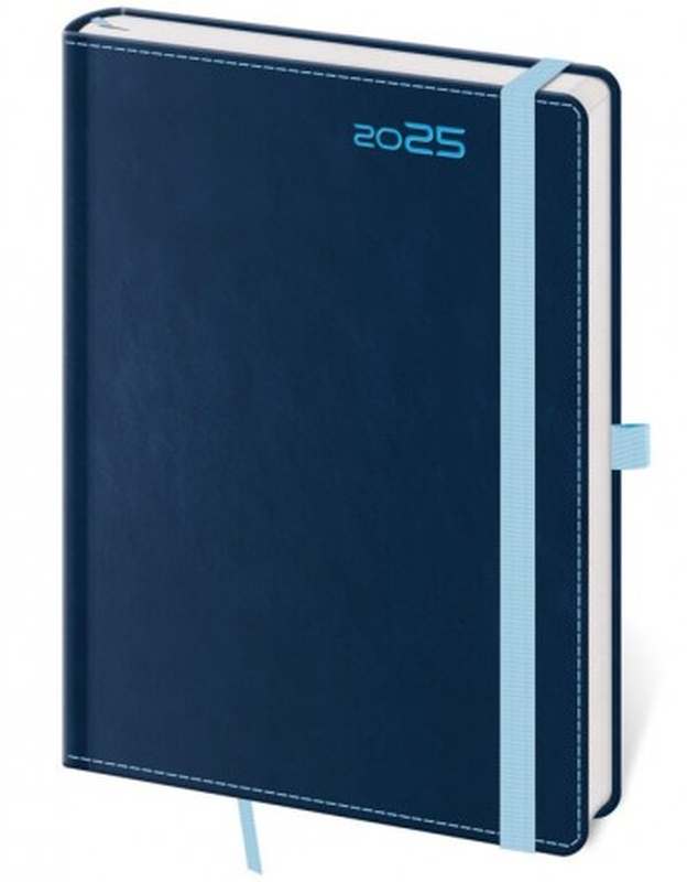 Diář týdenní A5 Double s poutkem na propisku