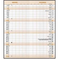 Měsíční diář - Božka - PVC