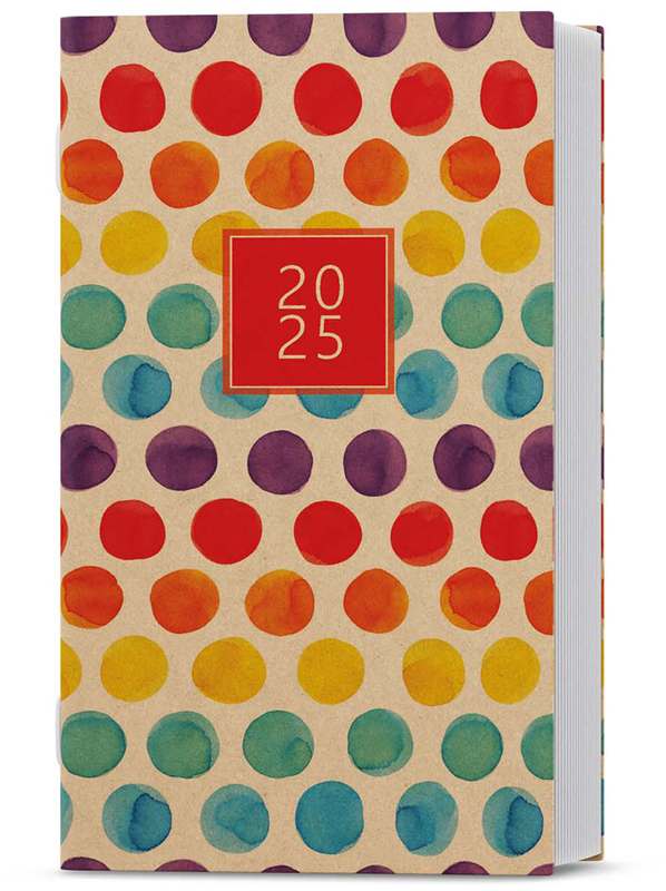 Měsíční diář - Marika - kraft - Modrotisk