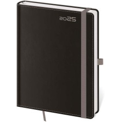 Diář týdenní B6 Double s poutkem na propisku