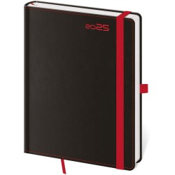 Diář týdenní B6 Double s poutkem na propisku