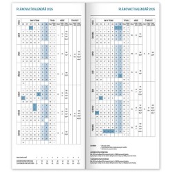 Kapesní diář, plánovací měsíční