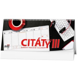 Stolní kalendář - Pracovní kalendář CITÁTY III