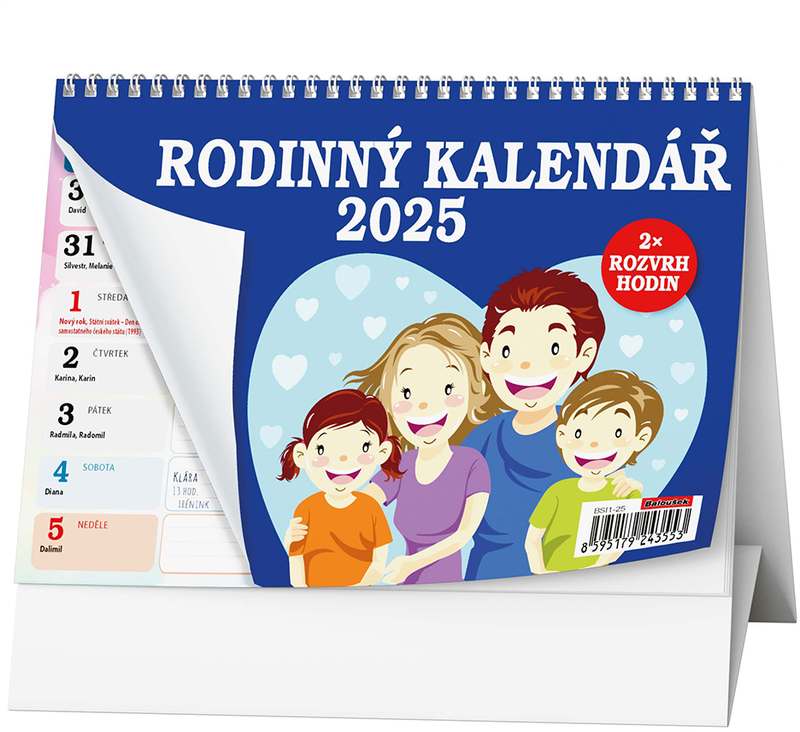 Stolní kalendář - Rodinný kalendář
