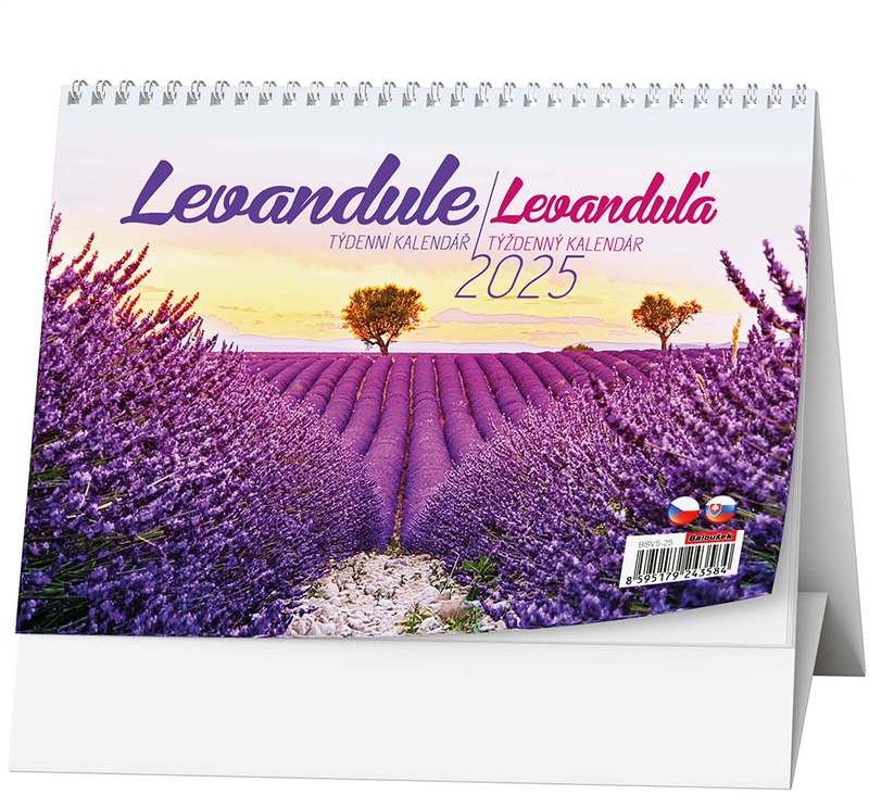 Stolní kalendář - Levandule
