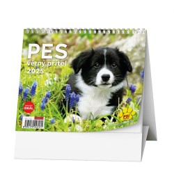 Stolní kalendář - IDEÁL - Pes - věrný přítel /s psími jmény/