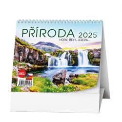 Stolní kalendář - IDEÁL - Příroda, hory, řeky, jezera....