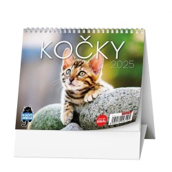 Stolní kalendář - IDEÁL - Kočky /s kočičími jmény/