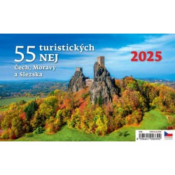 55 turistických nej Čech, Moravy a Slezska