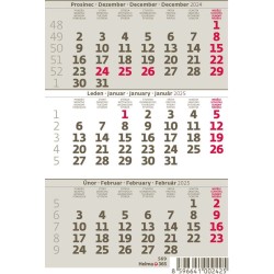 MINI tříměsíční kalendář ČR/SR