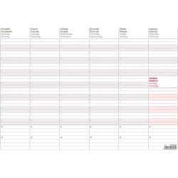 Týdenní plánovací mapa A3