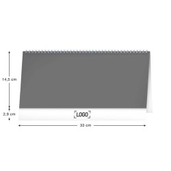 Stolní kalendář Plánovací daňový 2024, 33 x 14,5 cm