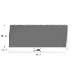 Stolní kalendář Plánovací daňový - Světová města 2024, 33 x 12,5 cm