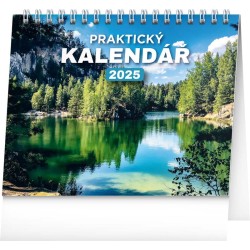 Stolní kalendář Praktický kalendář 2024, 16,5 x 13 cm