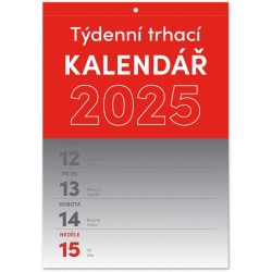 Nástěnný kalendář Trhací týdenní 2024, A5