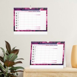 Týdenní plánovací kalendář Ptáčci s háčkem 2024, 30 x 21 cm