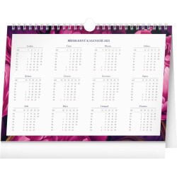 Týdenní plánovací kalendář Ptáčci s háčkem 2024, 30 x 21 cm