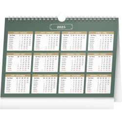 Stolní kalendář Alfons Mucha 2024, 30 x 21 cm