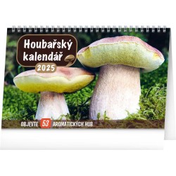 Stolní Houbařský kalendář 2024, 23,1 x 14,5 cm