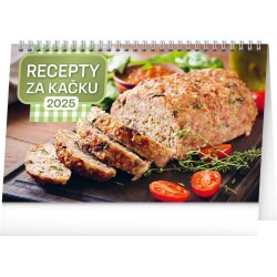 Stolní kalendář Recepty za kačku 2024, 23,1 x 14,5 cm