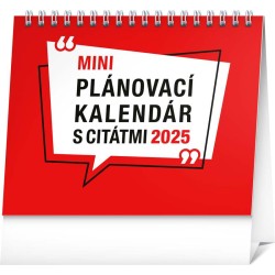 Stolový kalendár Plánovací s citátmi 2024, 16,5 x 13 cm