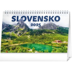 Stolový kalendár Slovensko 2024, 23,1 x 14,5 cm