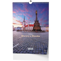 Nástěnný kalendář A3 - Krásy Moravy a Slezska