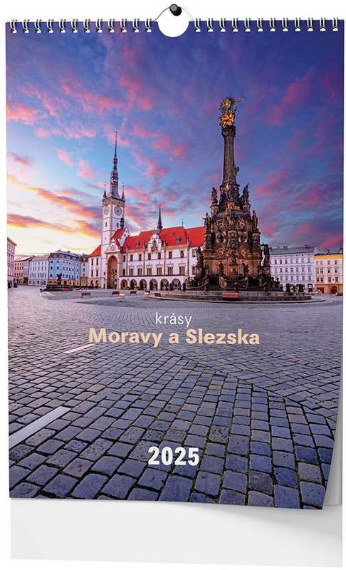 Nástěnný kalendář A3 - Krásy Moravy a Slezska