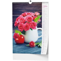 Nástěnný kalendář A3 - Květiny