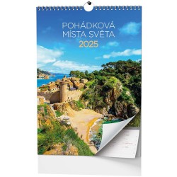 Nástěnný kalendář A3 - Pohádková místa světa