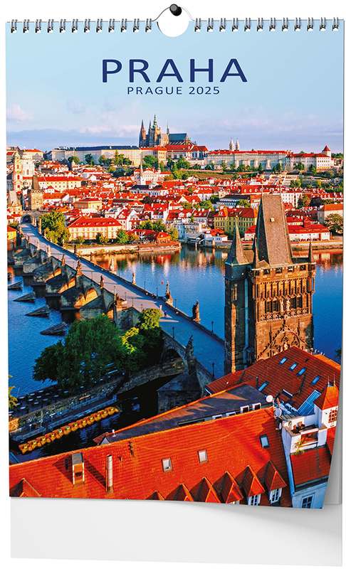 Nástěnný kalendář A3 - Praha