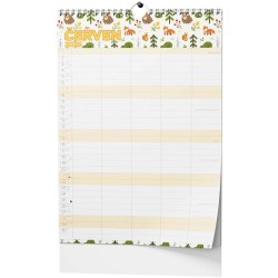 Nástěnný kalendář A3 - Rodinný plánovací