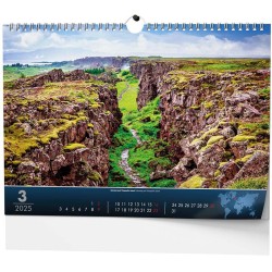 Nástěnný kalendář A3 - Světové národní parky