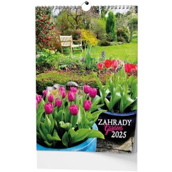 Nástěnný kalendář A3 - Zahrady