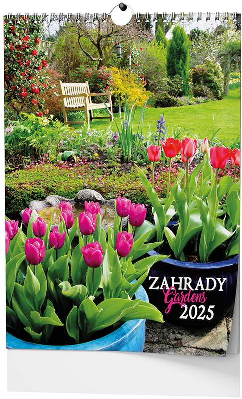 Nástěnný kalendář A3 - Zahrady