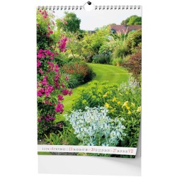 Nástěnný kalendář A3 - Zahrady