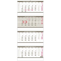 Čtyřměsíční skládaný šedý