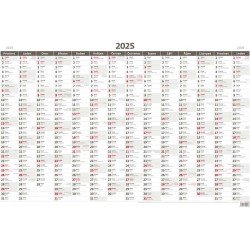 Plánovací roční mapa A1 bezobrázková