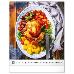 Nástěnný kalendář Gourmet 2024, 48 x 56 cm
