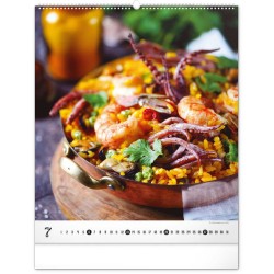 Nástěnný kalendář Gourmet 2024, 48 x 56 cm