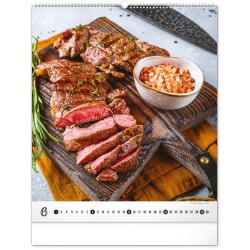 Nástěnný kalendář Gourmet 2024, 48 x 56 cm