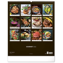 Nástěnný kalendář Gourmet 2024, 48 x 56 cm