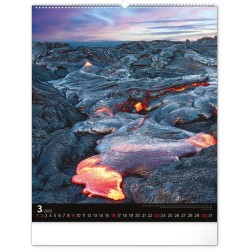 Nástěnný kalendář Energie 2024, 48 x 56 cm