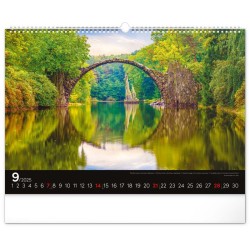 Nástěnný kalendář Moře 2024, 48 x 33 cm