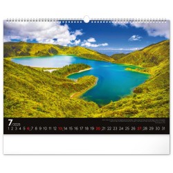 Nástěnný kalendář Moře 2024, 48 x 33 cm